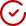 A red checkmark inside a red circle on a white background.