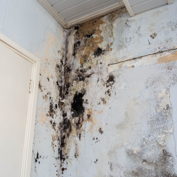 Mold and wood rot caused by delayed roof repair